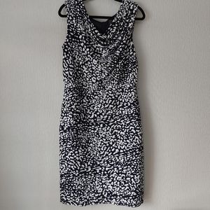 Adrianna Papell Animal Print Sleeveless Dress 16